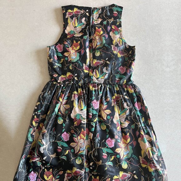 Topshop Hand Painted Leather Dress ASO Demi Lovato - Picture 5 of 11